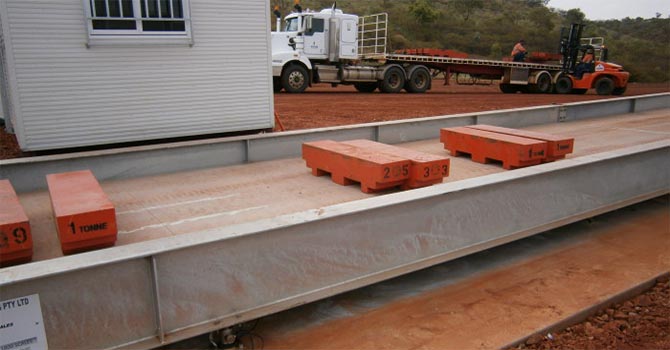 20m above ground weighbridge for for Mt Isa refuse station