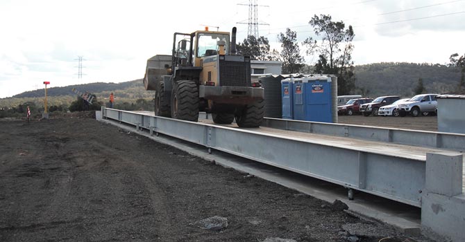 40m split deck Weighbridge for Millmerran Quarry